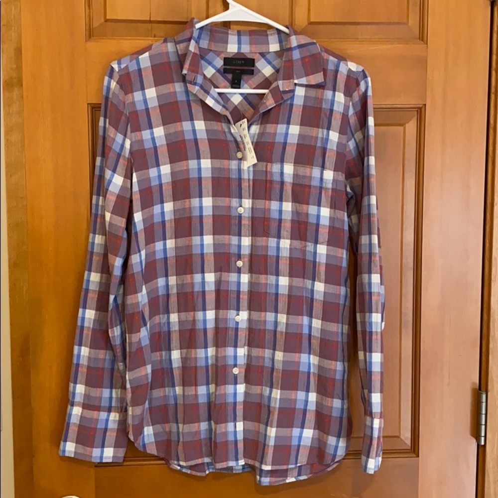 J Crew Boyfriend Button Up Shirt